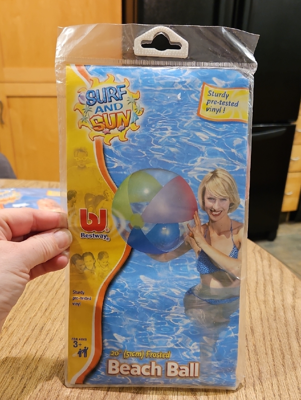 Bestway Surf and Sun Multicolor Frosted Beach Ball
